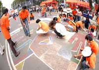 Drawing Street Mural