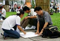 Drawing together