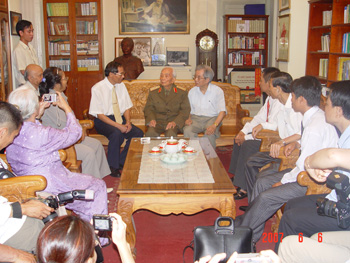 Meeting with Gen Giap
