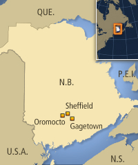 map gagetown